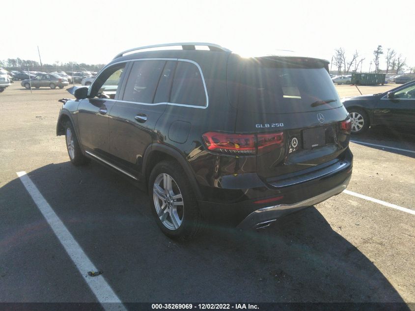 2020 MERCEDES-BENZ GLB GLB 250 VIN: WDC4M4HB2LW003836