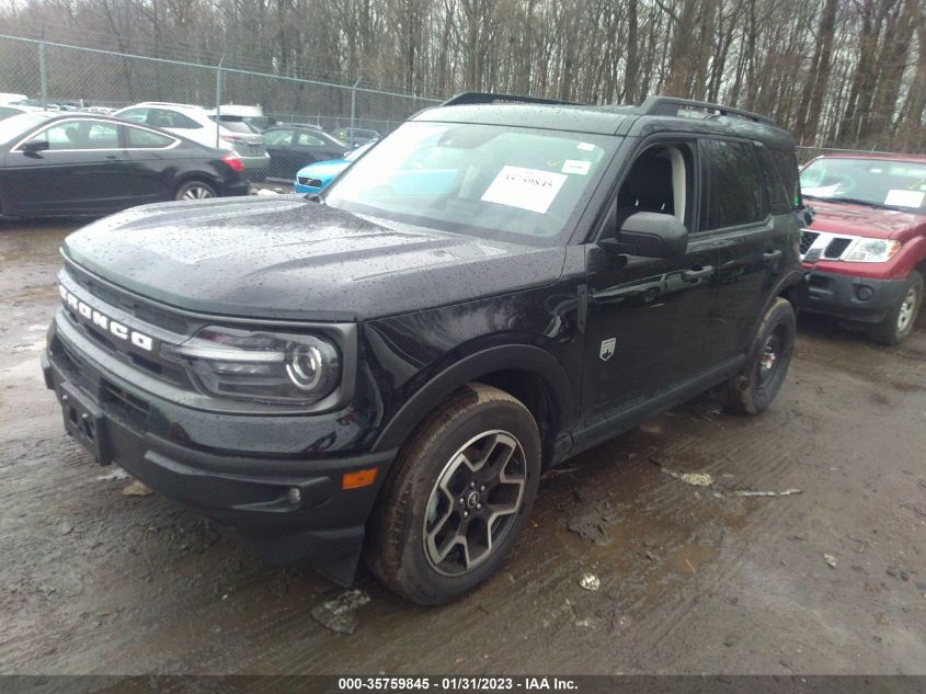 2022 FORD BRONCO SPORT BIG BEND VIN: 3FMCR9B68NRD19030