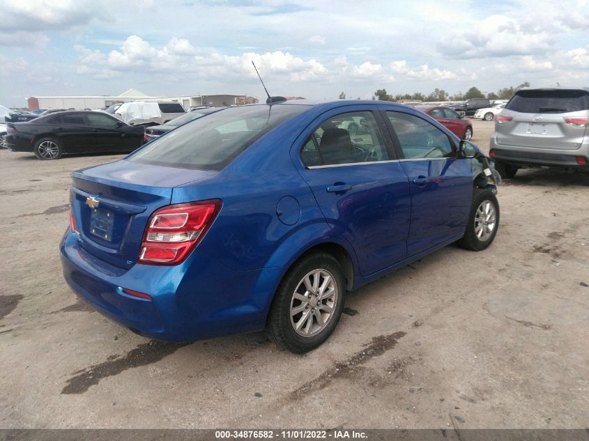 2020 CHEVROLET SONIC LT VIN: 1G1JD5SB7L4121943