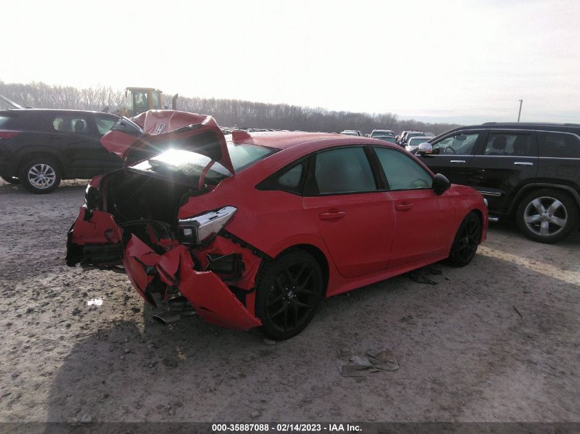 2022 HONDA CIVIC SI VIN: 2HGFE1E58NH474529