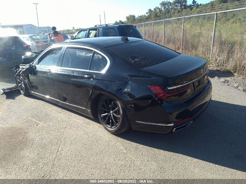 2020 BMW 7 SERIES 740I XDRIVE VIN: WBA7T4C05LGG62693