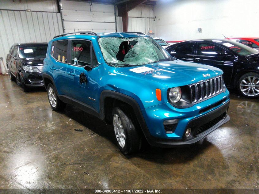 2021 JEEP RENEGADE LATITUDE VIN: ZACNJDBB0MPM96827