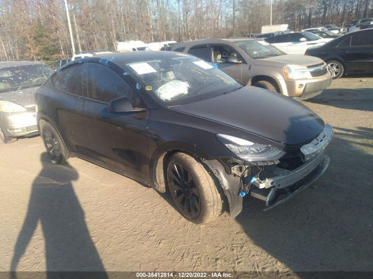 2021 TESLA MODEL Y LONG RANGE VIN: 5YJYGDEE0MF080112