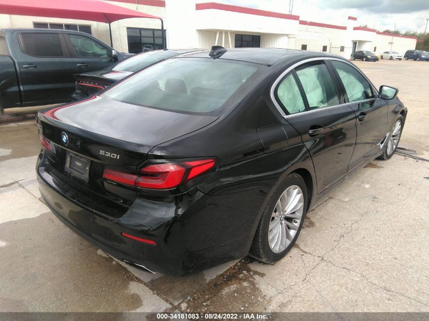 2021 BMW 5 SERIES 530I XDRIVE VIN: WBA13BJ08MWX01861