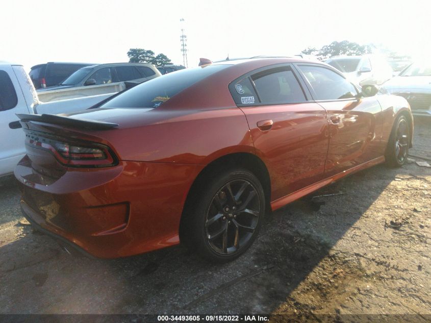2022 DODGE CHARGER GT VIN: 2C3CDXHG4NH153113