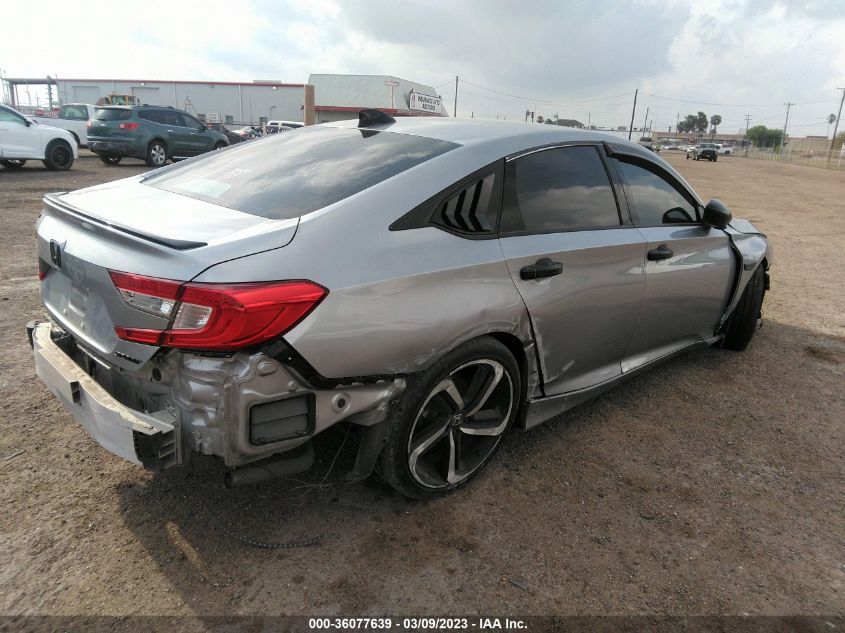2022 HONDA ACCORD SEDAN SPORT VIN: 1HGCV1F31NA050043