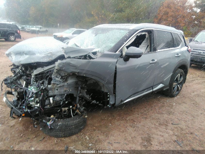 2022 NISSAN ROGUE SL VIN: 5N1BT3CAXNC704164