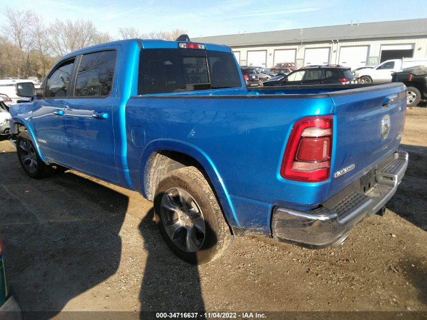 2020 RAM 1500 LARAMIE VIN: 1C6SRFJT6LN413498