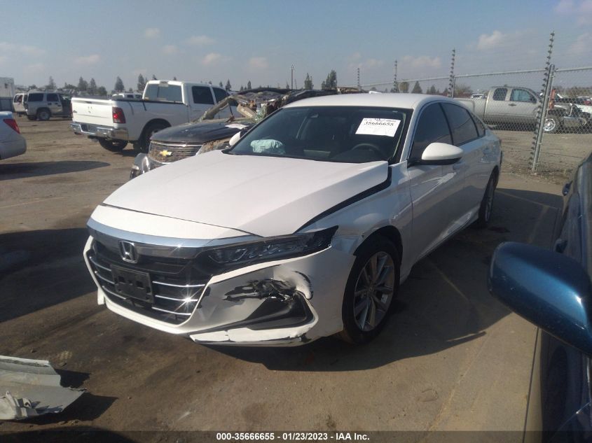 2021 HONDA ACCORD SEDAN LX VIN: 1HGCV1F17MA120044