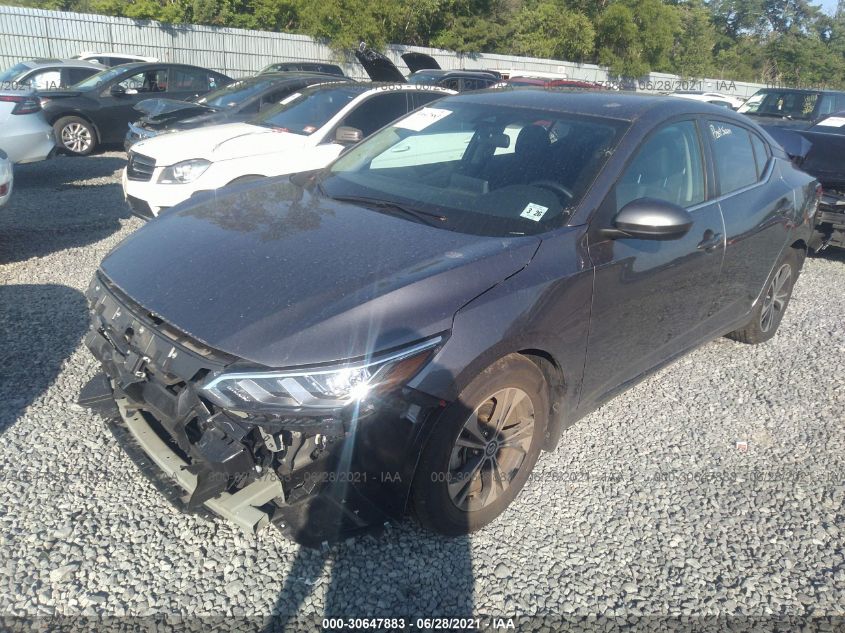 2021 NISSAN SENTRA SV VIN: 3N1AB8CV0MY239938