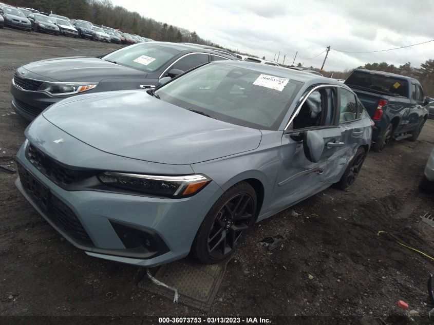 2022 HONDA CIVIC HATCHBACK SPORT TOURING VIN: 19XFL1H81NE024341