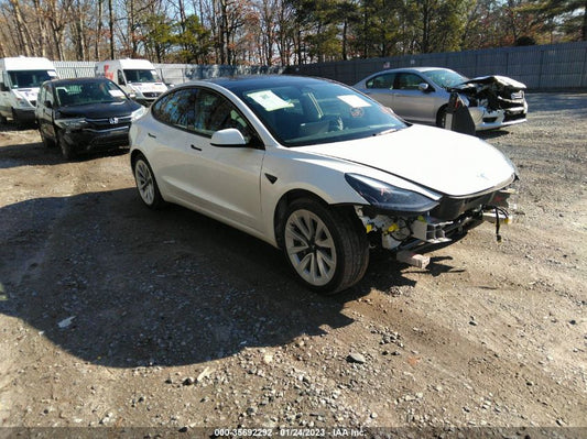 2022 TESLA MODEL 3 LONG RANGE VIN: 5YJ3E1EB1NF205513