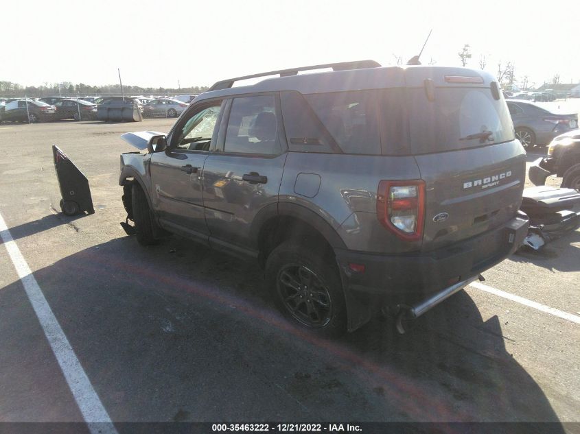 2021 FORD BRONCO SPORT BIG BEND VIN: 3FMCR9B61MRA62730