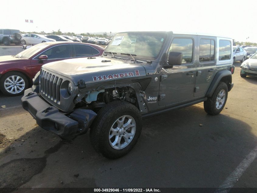 2021 JEEP WRANGLER UNLIMITED ISLANDER VIN: 1C4HJXDN4MW575283