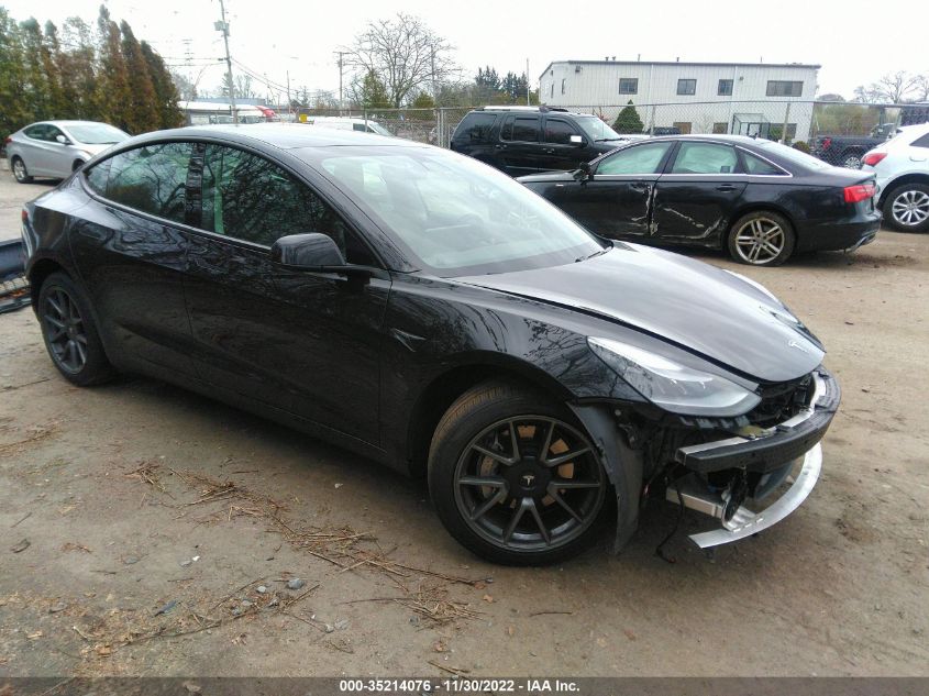 2021 TESLA MODEL 3 STANDARD RANGE PLUS VIN: 5YJ3E1EA2MF043395