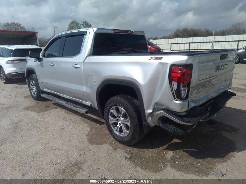 2022 GMC SIERRA 1500 SLE VIN: 3GTUUBET5NG553332