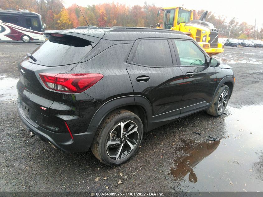 2021 CHEVROLET TRAILBLAZER RS VIN: KL79MTSL4MB035829