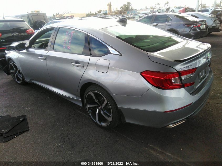 2022 HONDA ACCORD SEDAN SPORT VIN: 1HGCV1F35NA073048