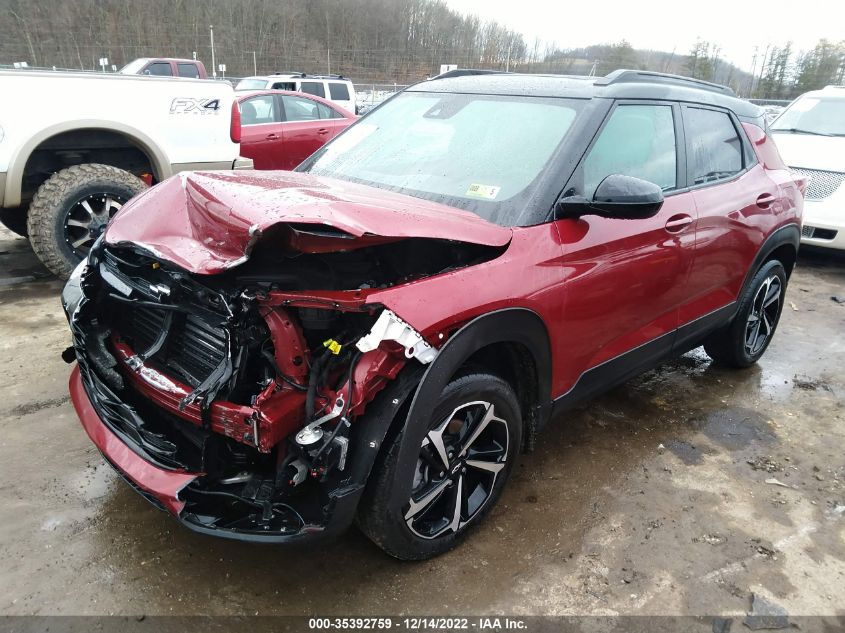 2021 CHEVROLET TRAILBLAZER RS VIN: KL79MUSL8MB144218