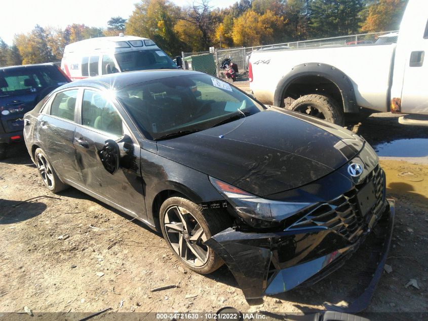 2021 HYUNDAI ELANTRA SEL VIN: 5NPLN4AG5MH008783