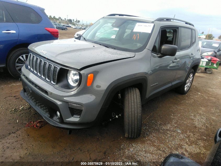 2022 JEEP RENEGADE LATITUDE VIN: ZACNJDB15NPN60739