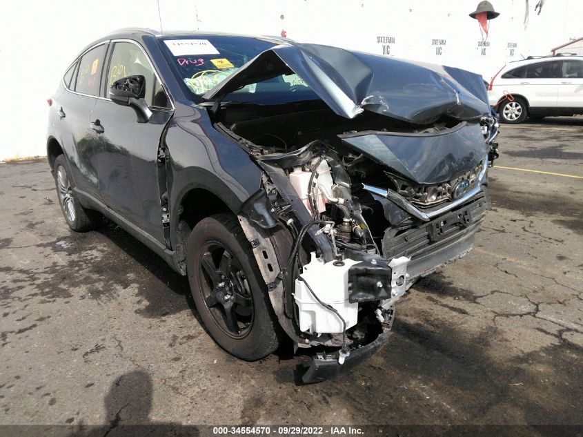 2022 TOYOTA VENZA XLE VIN: JTEAAAAH6NJ093616