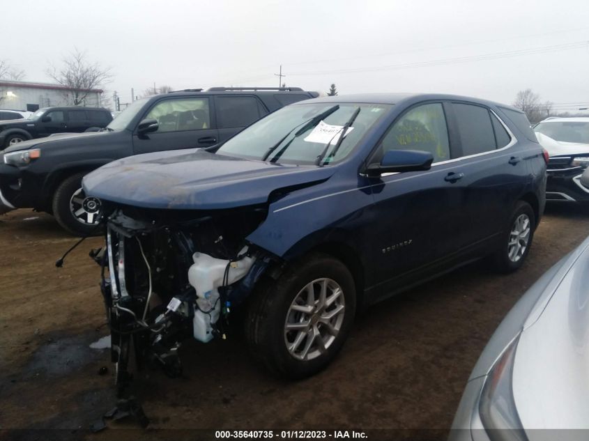 2022 CHEVROLET EQUINOX LT VIN: 3GNAXKEV8NL258042
