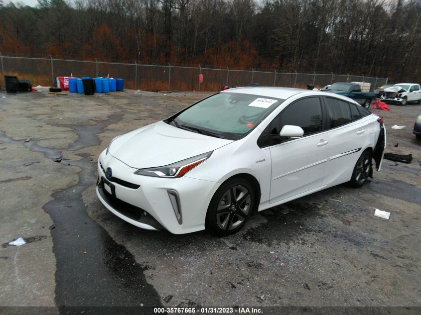 2022 TOYOTA PRIUS L VIN: JTDKAMFU1N3153404