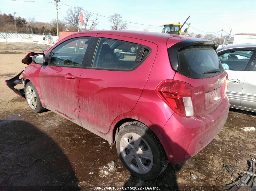 2020 CHEVROLET SPARK LS VIN: KL8CB6SA7LC429521