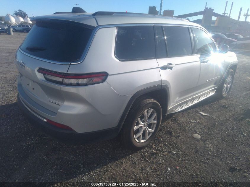 2022 JEEP GRAND CHEROKEE L LIMITED VIN: 1C4RJKBG2N8609772