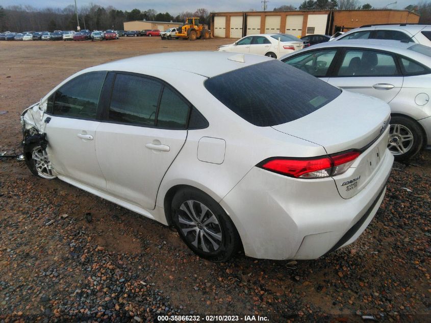 2022 TOYOTA COROLLA HYBRID LE VIN: JTDEAMDE4N3003683