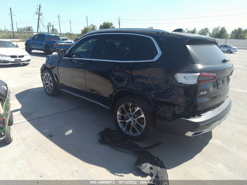 2022 BMW X5 SDRIVE40I VIN: 5UXCR4C0XN9N24411
