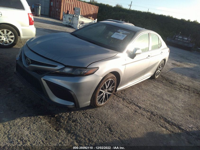 2022 TOYOTA CAMRY SE VIN: 4T1G11AK7NU630532
