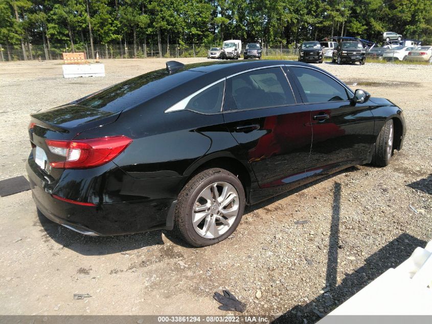 2020 HONDA ACCORD SEDAN LX VIN: 1HGCV1F1XLA104337