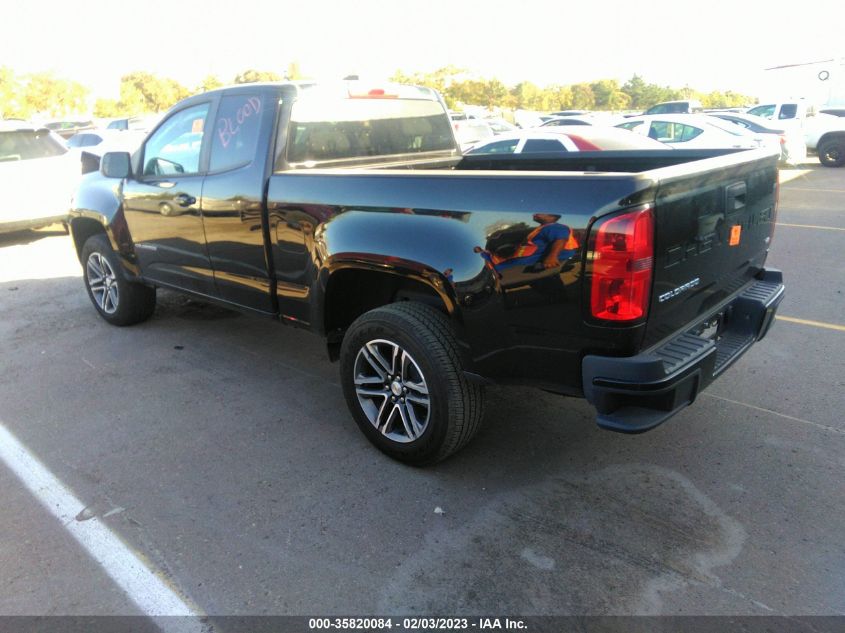2021 CHEVROLET COLORADO 2WD WORK TRUCK VIN: 1GCHSBEN7M1187461