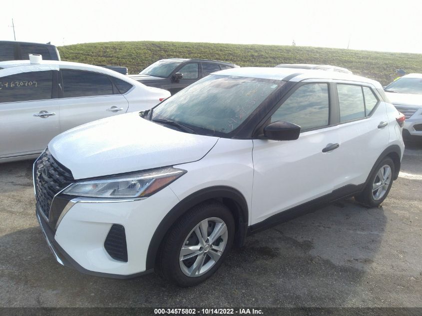 2022 NISSAN KICKS S VIN: 3N1CP5BV6NL478659