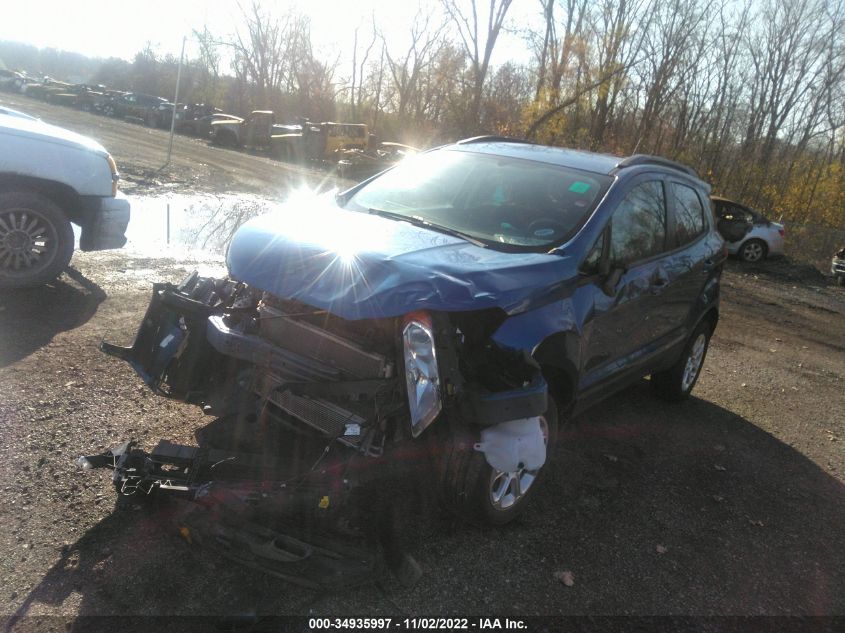 2020 FORD ECOSPORT SE VIN: MAJ6S3GLXLC394699