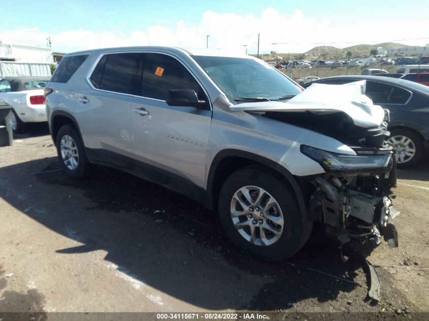 2022 CHEVROLET TRAVERSE LS VIN: 1GNERFKW7NJ124162