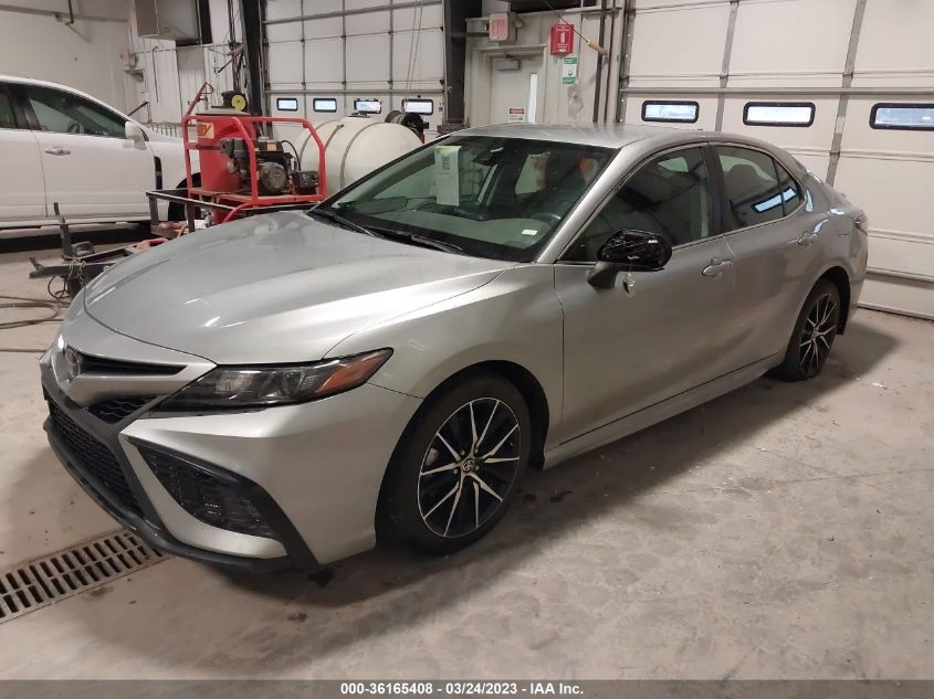 2022 TOYOTA CAMRY SE VIN: 4T1G11AK2NU621639