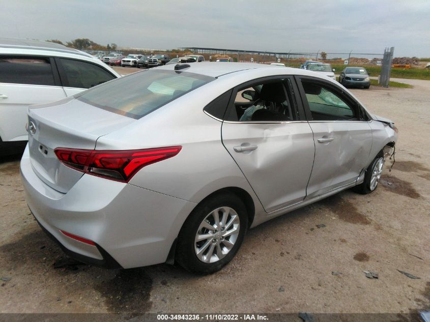 2022 HYUNDAI ACCENT SEL VIN: 3KPC24A66NE176938