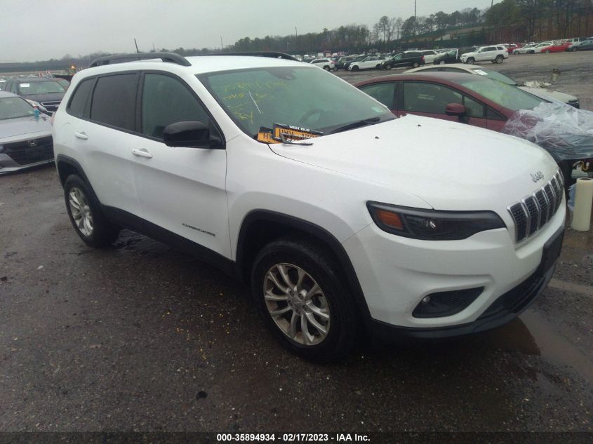 2022 JEEP CHEROKEE LATITUDE LUX VIN: 1C4PJMMX8ND546605