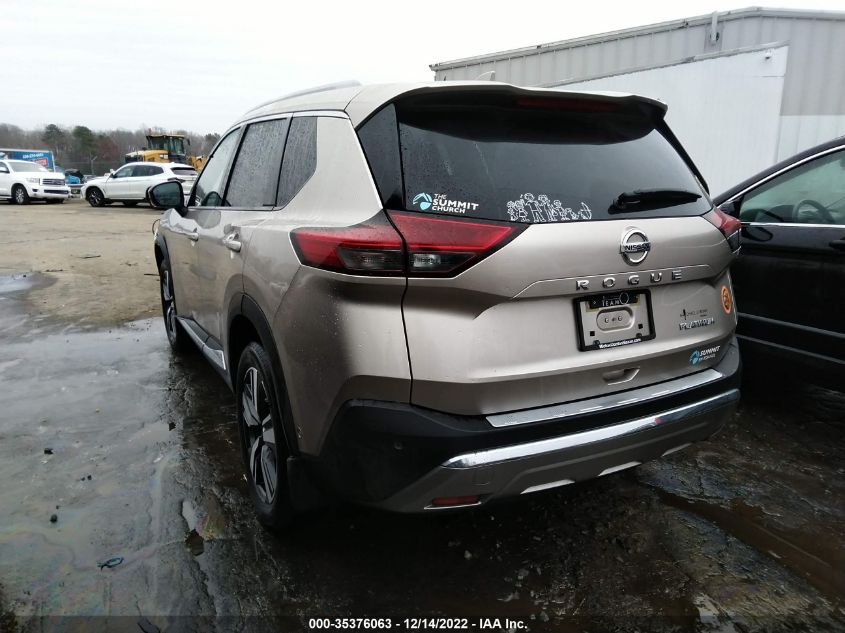2021 NISSAN ROGUE PLATINUM VIN: JN8AT3DC9MW106102