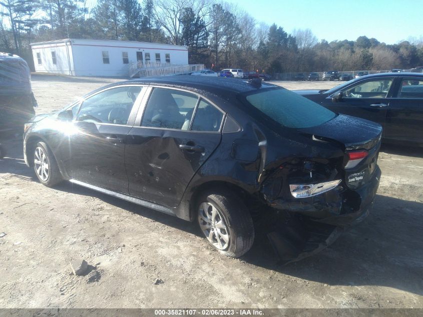 2022 TOYOTA COROLLA LE VIN: 5YFEPMAE1NP373922
