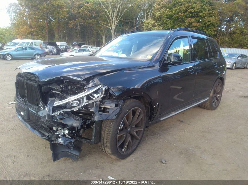 2022 BMW X7 XDRIVE40I VIN: 5UXCW2C07N9N11323