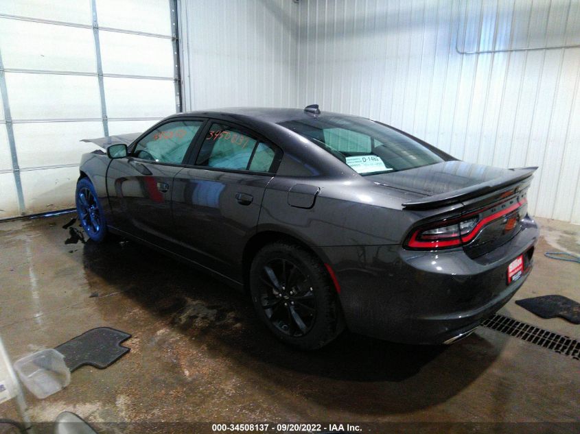 2022 DODGE CHARGER SXT VIN: 2C3CDXJG1NH167366