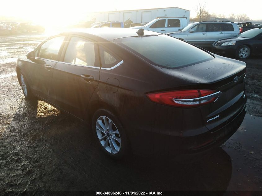 2020 FORD FUSION SE VIN: 3FA6P0HD7LR187132