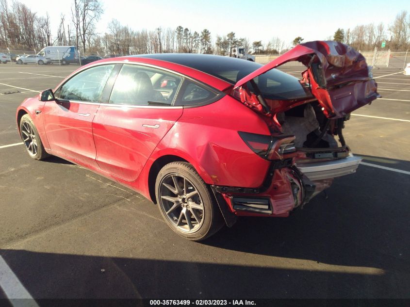 2022 TESLA MODEL 3 LONG RANGE VIN: 5YJ3E1EB8NF236709