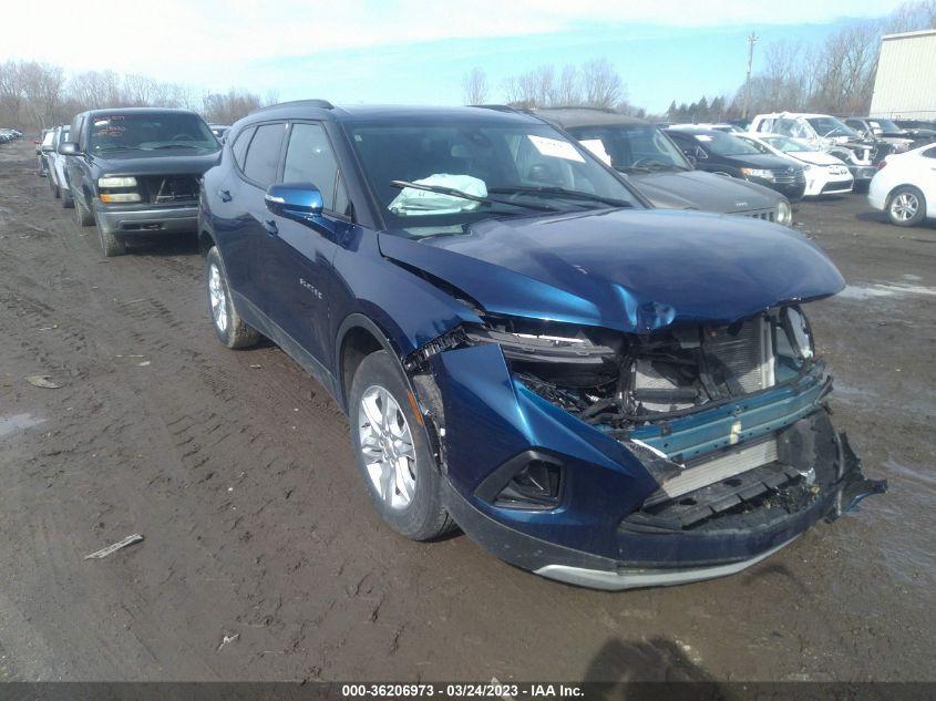 2022 CHEVROLET BLAZER LT VIN: 3GNKBCR40NS192182