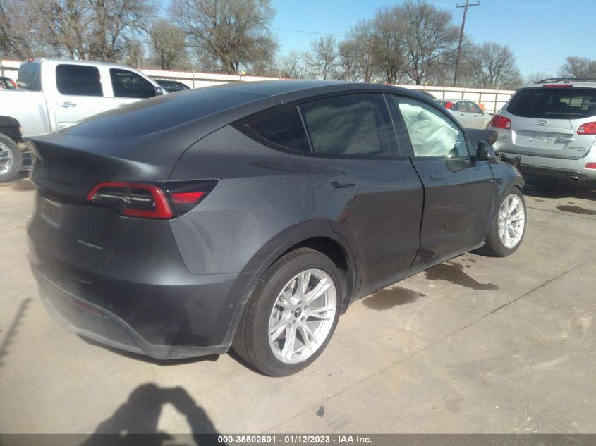 2021 TESLA MODEL Y LONG RANGE VIN: 5YJYGDEE9MF148925