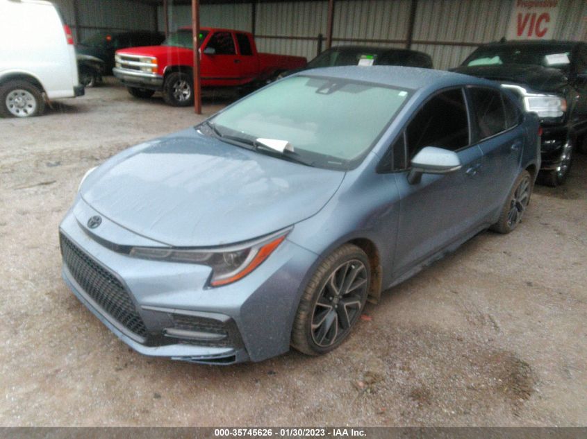 2022 TOYOTA COROLLA SE/SE NIGHTSHADE/APEX SE VIN: JTDS4MCE6N3510189